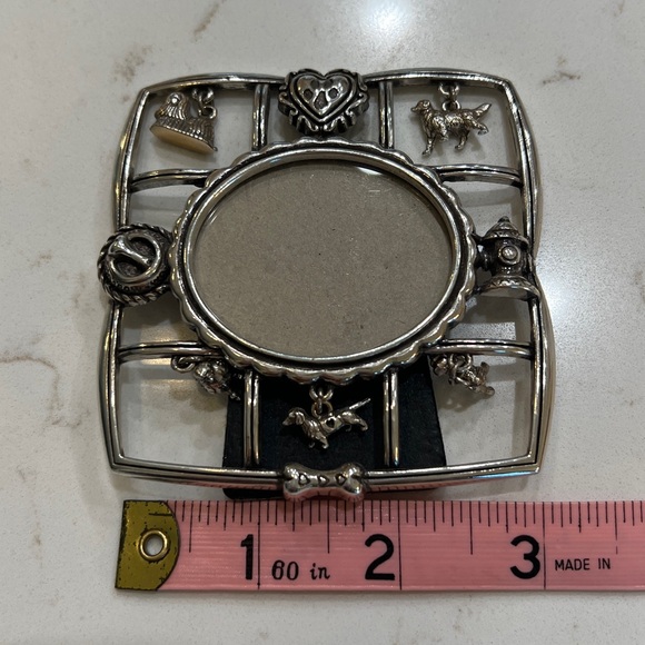 Brighton “Snif…” Silver Tone Dog Charm Photo Frame - Picture 10 of 10